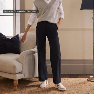 NWT Boden Hampshire Ponte Wideleg Pants